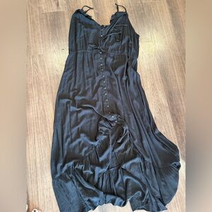 Black hi low sundress - Citychic